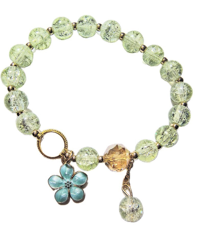 Bead Bracelet - Light Green