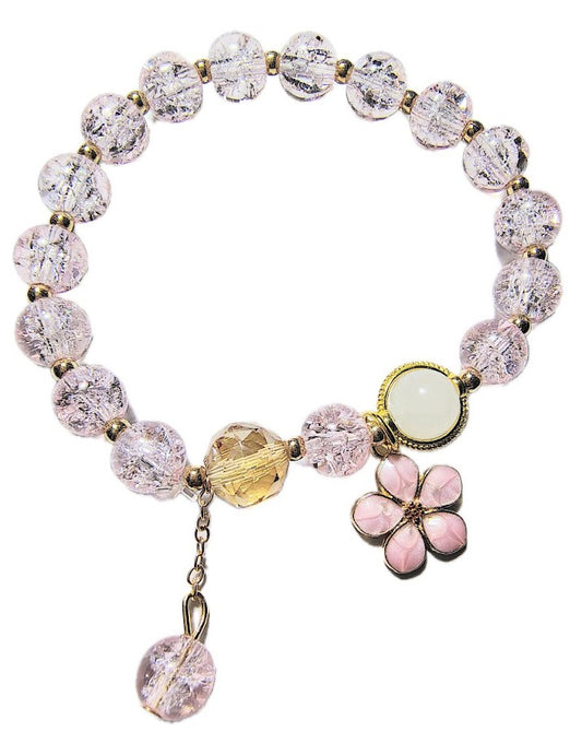 Bead Bracelet - Light Pink