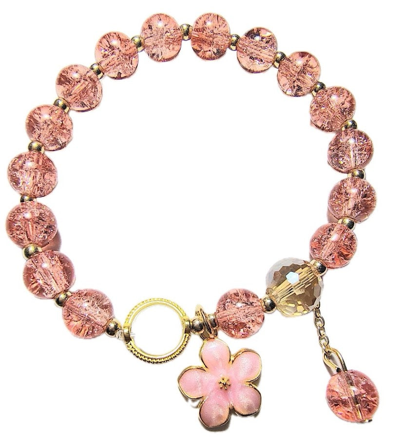 Bead Bracelet - Pink